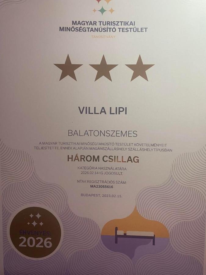 Villa Lipi - Home Away From Home Balatonszárszó Εξωτερικό φωτογραφία